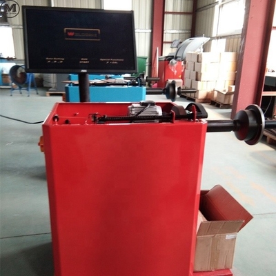 Full Automatic Tire Balancer Machine 0.37kw 220v For Speed Balancing