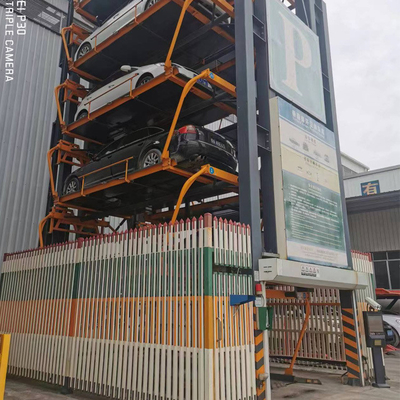 Motor Chain Drive Vertical Rotary Parking Lift For Multistory 40 Tons Capacity