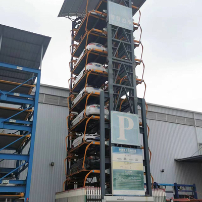 Motor Chain Drive Vertical Rotary Parking Lift For Multistory 40 Tons Capacity