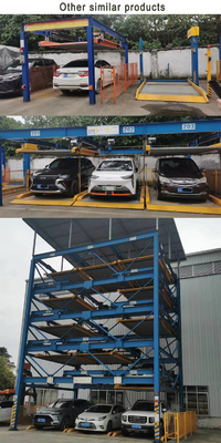 Motor Chain Drive Vertical Rotary Parking Lift For Multistory 40 Tons Capacity
