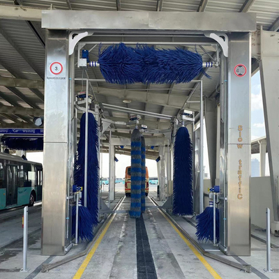 Galvanized Metal Bus And Truck Washing Machine Automatic Height 4200mm