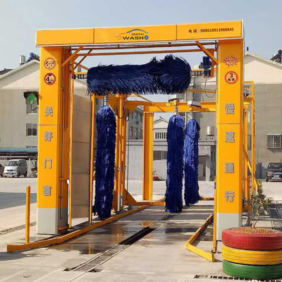 Galvanized Metal Bus And Truck Washing Machine Automatic Height 4200mm
