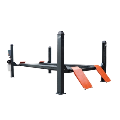 4 Ton Wheel Alignment Portable Car Lift With Electro Air Safety Lock Release