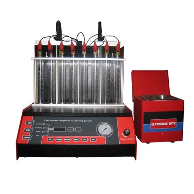 8 Cylinders Injector Tester And Cleaner Machine 4L Test Liquid Tank Volume