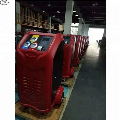 Car Repair Automatic AC Refrigerant Recovery Machine 1000w For Bus And Truck