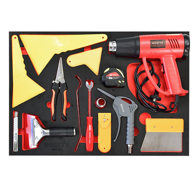 53pcs Four Wheel Car Mechanic Tool Set 3 Drawers for repairing workshop