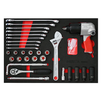 Besita 6685S 66pcs Tool Set Trolley 4 Drawers Convenient For Tire Maintenance