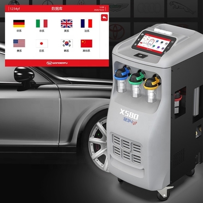 220V 60HZ Automotive R410 AC Gas Recovery Machine 1100W For AC Service