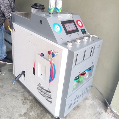 Cylinder 500ml Industrial Refrigerant Recovery Machine 110V For AC Air Fresh Machine