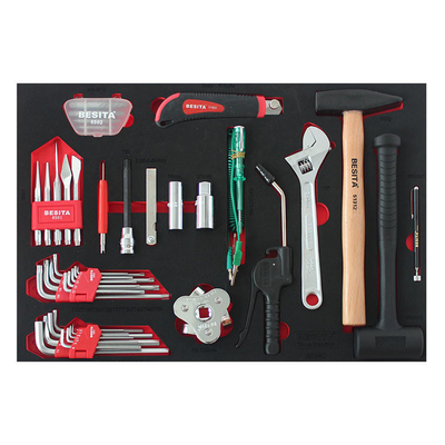 228pcs BESITA Maintenance Trolley Tool Kit Dustproof For Auto Maintenance use
