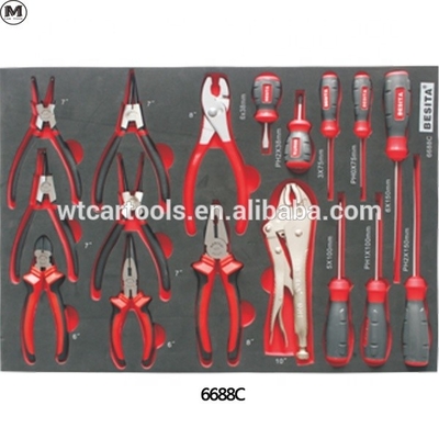 400pcs Garage Tool Trolley Set Large Capacity With 8 Drawers 5pcs Wheels