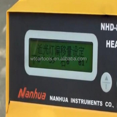 Steel NHD-8101 Headlight Tester With Laser Alignment Function 59cm Width