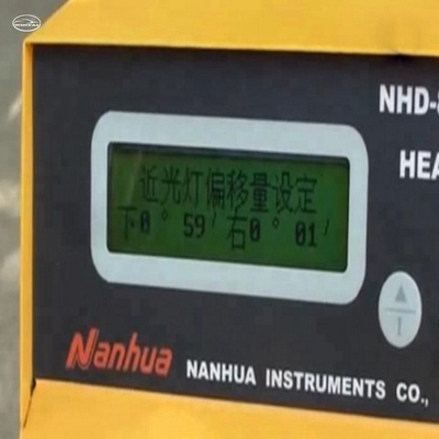 NHD-8000 Car Headlight Tester Central Height 130cm 220v 50hz For All Cars