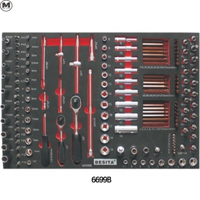 5pcs Wheels Car Repair Tool Trolley Easy And Convenient Repairs With 400 Pcs Tools