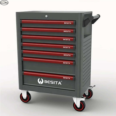 Grey 7 Drawer Tool Set Trolley 365pcs Customized For Automobile Repairing