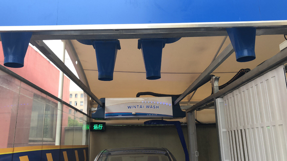 Metal Frame Fully Automatic Touchless Car Wash Machine WT360 150L Water Consumption