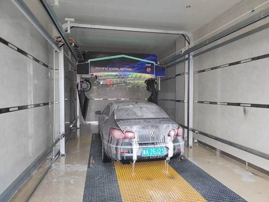 LJ360 380V/50Kw Automatic Touch Free  Brushless Car Wash Equipment With Bring Credit Card Swiping Machine