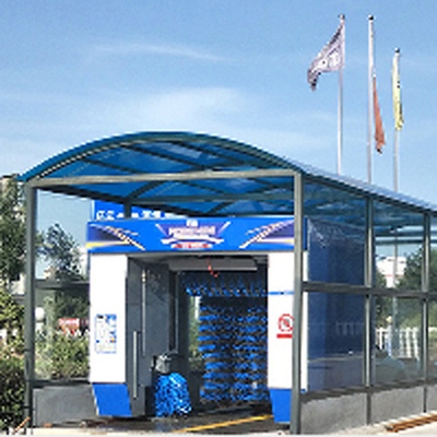 Fully Automatic Tunnel Car Wash Machine High Pressure Car Wash Machine 14 Brushes Rollover Car Wash Systems