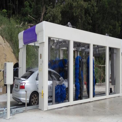 Seven Brushes Auto Car Wash Machine High Pressure Car Wash Machine PLC Control System