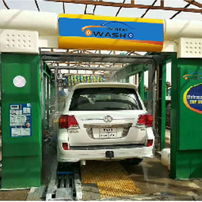 11 Brushes Fully Automatic Tunnel Car Wash Machine  EVA Brushes  High Pressure Automated Car Wash Equipment