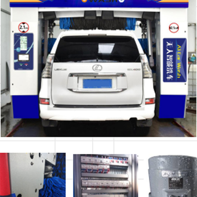 5 Brushes Automatic Car Washing Machine Reciprocating Car Washing Machine Automated Car Wash Equipment  High Pressure Car Wash Machine