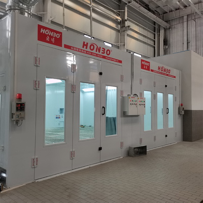 Automotive paint booth CE Approved Auto Body Bumper Stand with European Type Fan   car paint mixing room