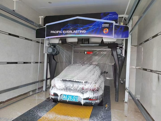 6 Air Dryeres  Automatic Touch Free Car Wash 24-hour Service Fully Automatic Car Wash System 100-130 Bar Rollover Car Wash System