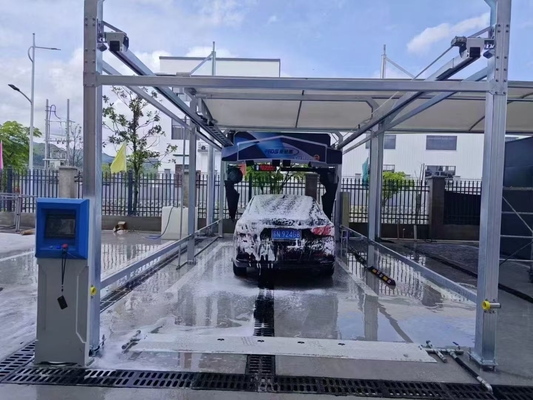 FS360 Fully Automatic Car Wash High Water Flushing Pressure 3Car Wash Water Recycling System 38Kw 360 Automatic Car Washing Machine
