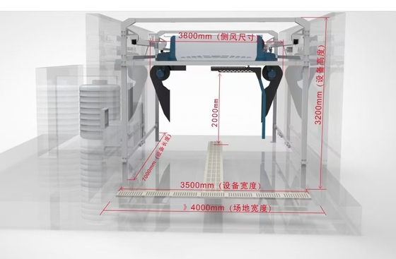 Automatic Car Wash Machine Touchless Car Wash Equipment With Water Flushing Pressure 120 Bar Car Wash Water Reclamation System car wash robotic