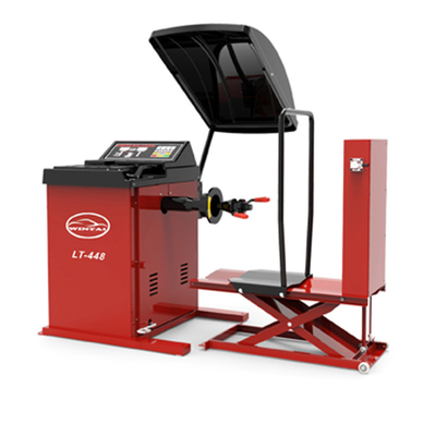 Pneumatic braking device Car Tire Balancing Machine Air powered lifting device Tire Balancer Machine  Self calibrating and self diagnosis programs Car Tire Balancing Equipment