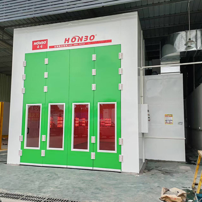 OEM customized industrial painting booth metal powder coating spray booth 15000mm