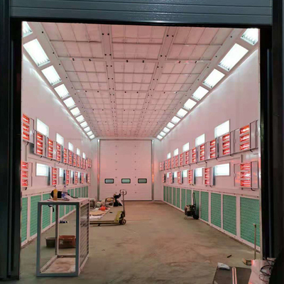 OEM customized industrial painting booth metal powder coating spray booth 15000mm