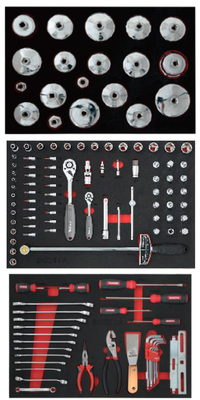128pcs Oil Station Tool Solution Bowl Shaped Oil Grid Wrench Tool Holder Set Oil Filter Wrench Set For Car Maintenance