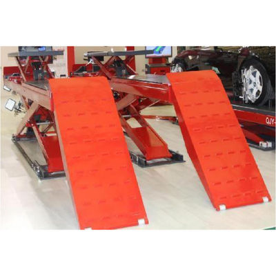 Y-shaped Vertical Rise Scissor Car Lift For Wheel Alignment Lift Heavy Duty 11 cylinders lifting capacity 5500kgs
