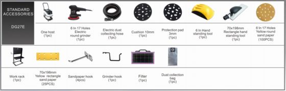 Automotive Detailing Equipment Dust Free Dry Sanding Machine for Aut Omotive