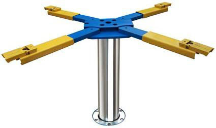 Hydraulic Ground Hidden Design Single Post Car Lift 3500kg For Car Washing 