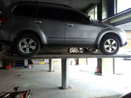 Hydraulic Ground Hidden Design Single Post Car Lift 3500kg For Car Washing 