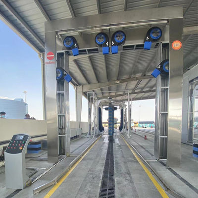 Gantry Type Automatic Bus Wash Machine For 4200mm height vehicle in maximum