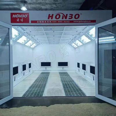 Infrared heating Automotive Spray Booth Including platform Automotive Door Paint Stands Outdoor Automotive Paint Booth