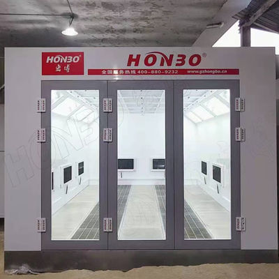 Automotive Paint Spray Booth Diesel Burer  Car Spray Paint Booth Automotive Including platform Paint Booth 4T Auto Body Spray Booth