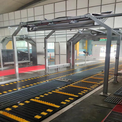 Flatbed Track Tunnel-Type Car Wash Machine 14 BRUSHES 25 METERS