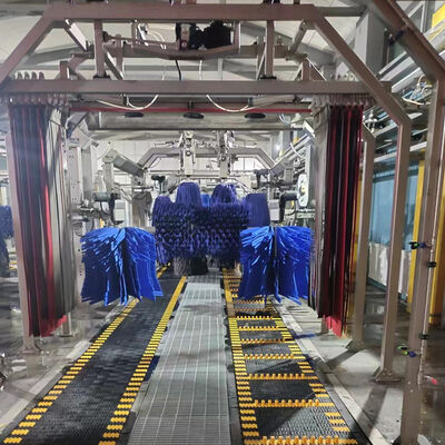 Wash four cars simultaneously Automatic Car Washer Tunnel-Type Automated Car Wash Systems with 14 brushes
