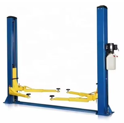 4200kg CE Approved 2 Post Clear Floor Hydraulic Car Lift 2850mm Width Between