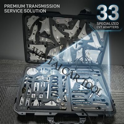 33-Piece CVT Transmission Fluid Service Adapter Kit for Continuously Variable Transmissions