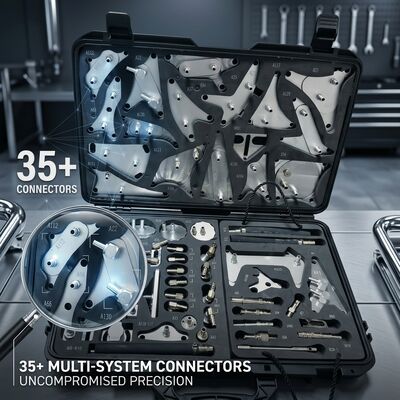 35-Piece ATF Adapter Kit with Oil Pressure Tester Transmission Diagnostic Service Set